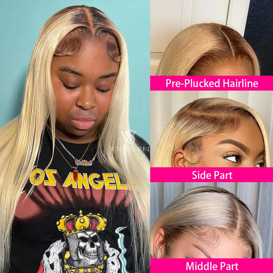 Brown Root Frontal Hair Wigs