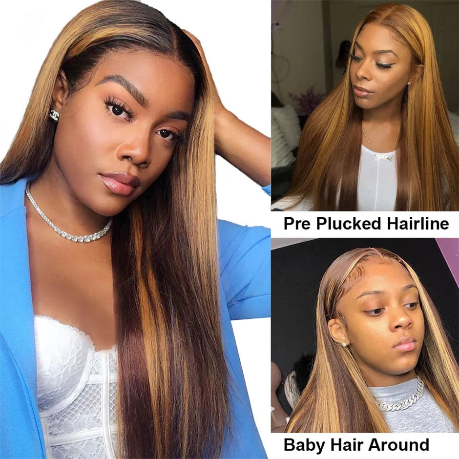 Highlight Ombre Full Lace Wigs