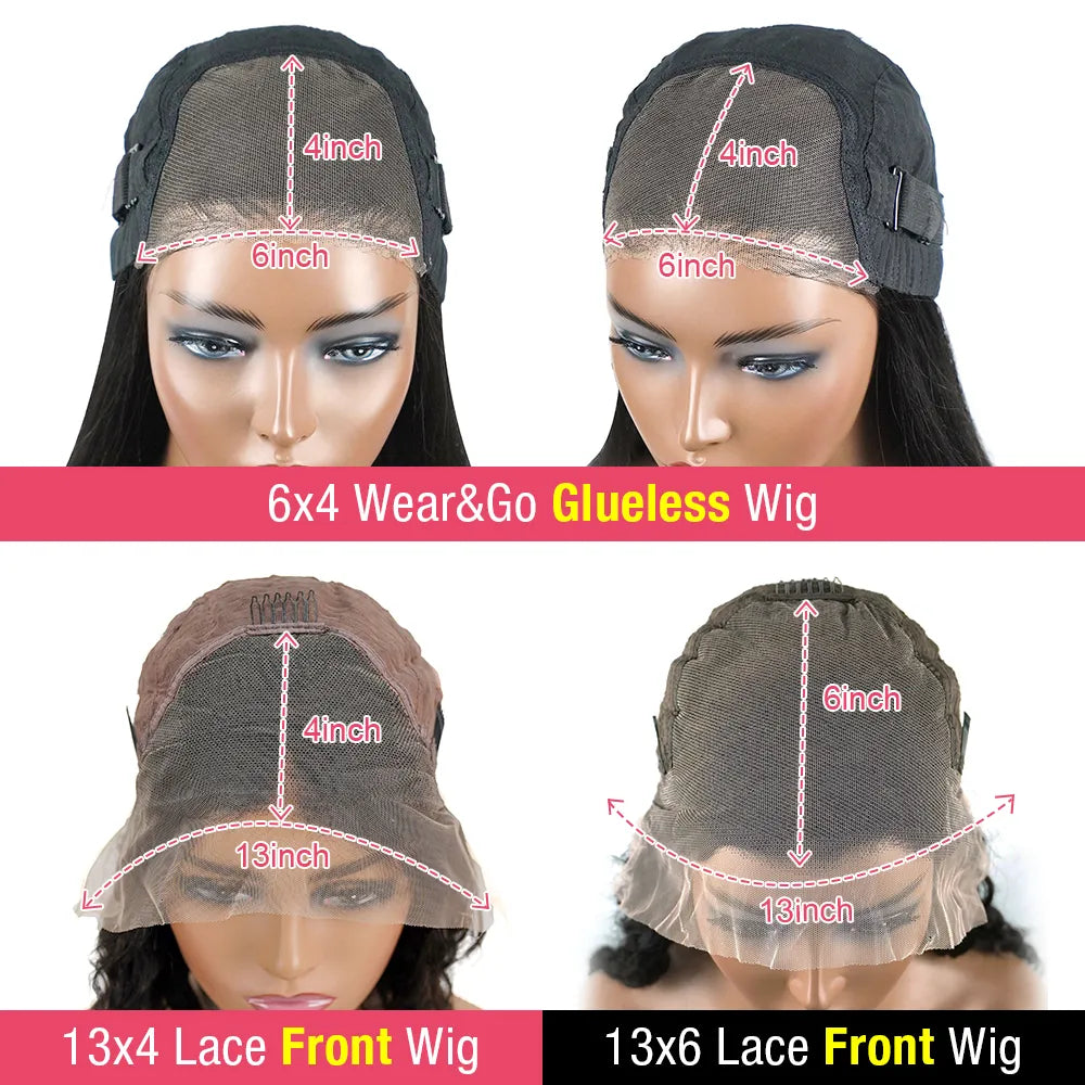 Kinky Straight 13x6 HD Lace Frontal Wig