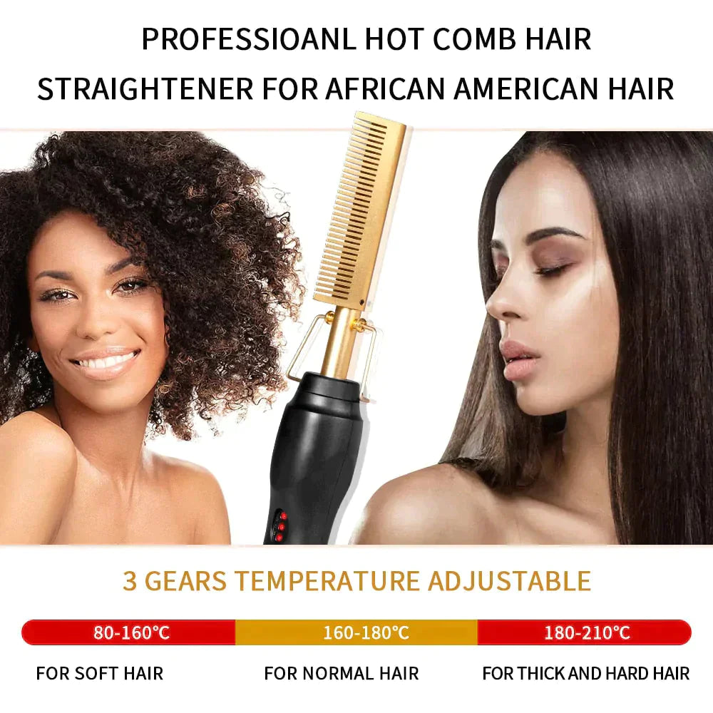 Hair Straightener Comb 2 in 1