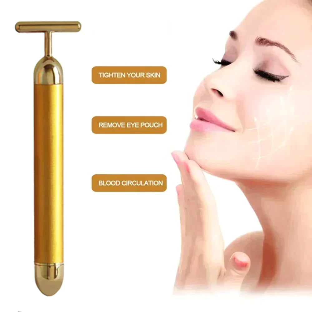 24k Gold Face Lift Bar Roller